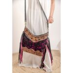 Cowhide Tooling Carving Handbag Bag