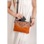 Cowhide Tooling Carving Clutch &  Wallet - Image 2