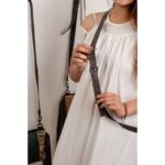 Cowhide Tooling Carving Fringe Bag - Image 5
