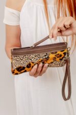 Cowhide Tooling Carving Clutch - Image 5