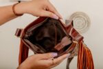 Cowhide Tooling Carving Fringe Bag - Image 8
