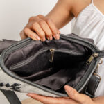 Cowhide Tooling Carving Fringe Bag - Image 8