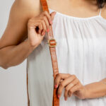 Cowhide Tooling Carving Fringe Bag - Image 6