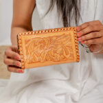 Cowhide Tooling Carving Wallet