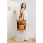 Cowhide Tooling Carving Handbag