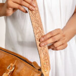 Tooling Carving Saddle Blanket Handbag - Image 7