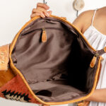Tooling Carving Saddle Blanket Handbag - Image 8