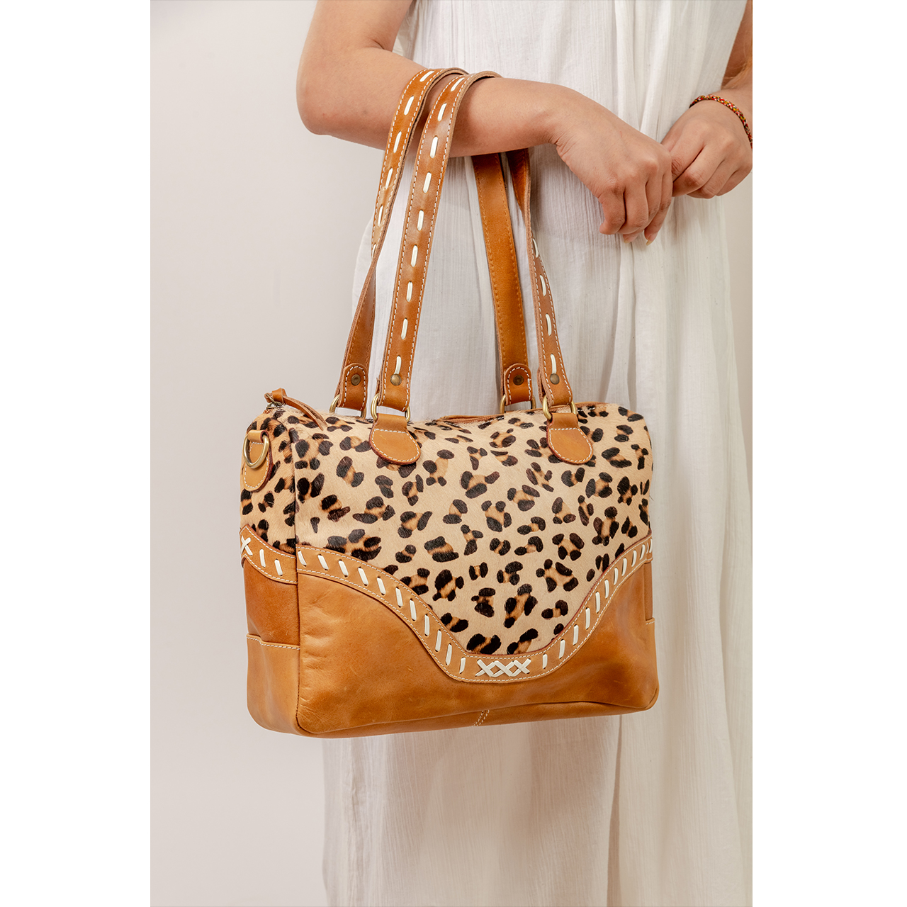 15029-2.jpg Cowhide Tote Bag - Image 1
