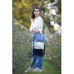 Girls Cowhide Fringe Bag - Image 4