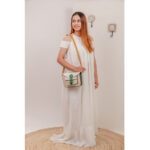 Acid Cowhide Sling Bag