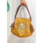 Colorful Cowhide Fringe Bag - Image 2