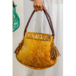 Colorful Cowhide Fringe Bag - Image 3