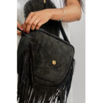 Hand Stitch Cowhide Fringe Bag - Image 6