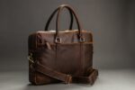 Crunch Leather Laptop Bag