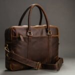 Crunch Leather Laptop Bag
