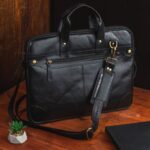 Crunch Leather Laptop Bag