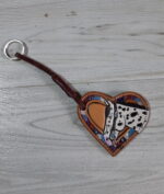 Leather Tooling Carving Keychain - Image 5