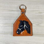 Leather Tooling Carving Keychain - Image 6